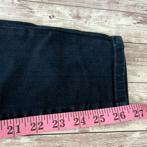 J Brand Alana High Rise Skinny Jeans in Shy Wash Dark Black Blue - Picture 7 of 12